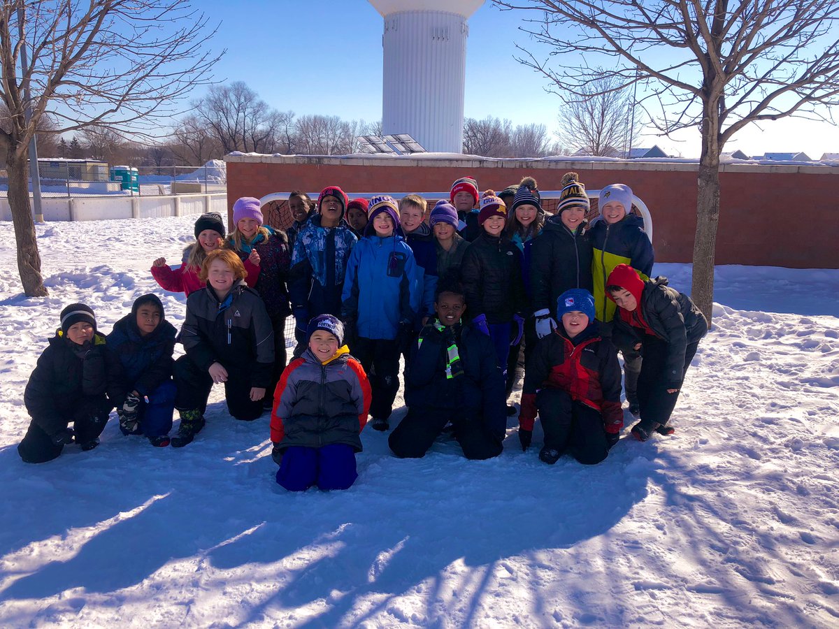 It’s not too cold when you have the warmth of friendship! <a href="/CloverRidgeElem/">Clover Ridge Elem</a>