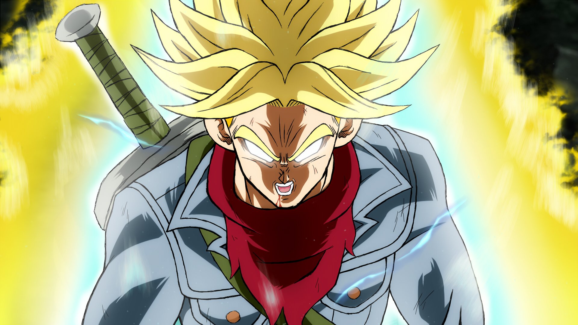 Trunks del Futuro SSJ  Dragon ball super manga, Anime dragon ball