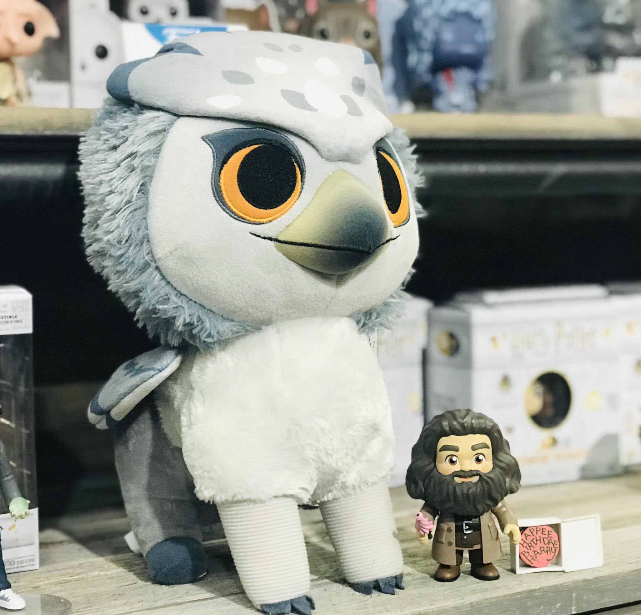 Funko on X Here s a closer look at our new Buckbeak plush with our Hagrid 5 Star figure HarryPotter FunkoTFNY https t dVXSey1VfX X