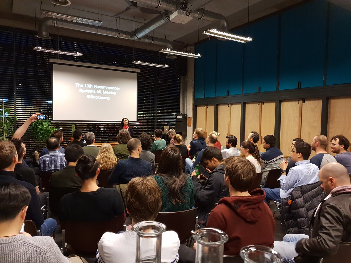13th #RecSysNL meetup started!