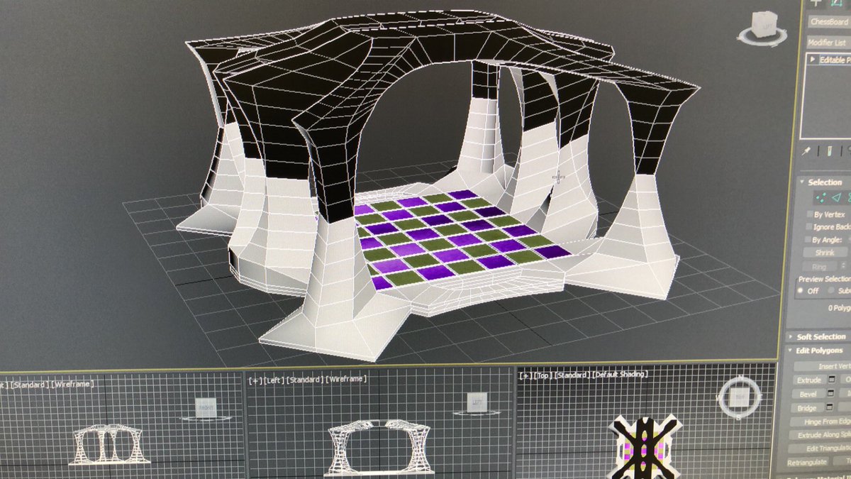 Z_SweLL's tweet image. When you’re assignment is to make a chess set, but you got halo on your mind @Halo #HALO #3dsmax @Adsk3dsMax #futuregamedesigner