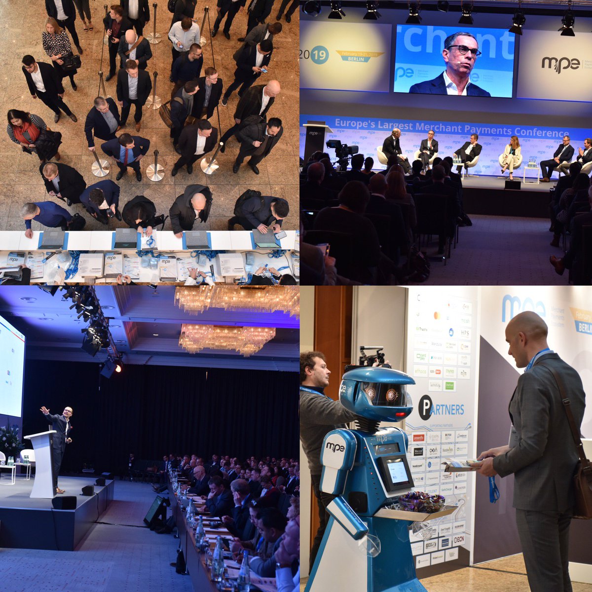 mpecosystem's tweet photo. What a truly amazing first day we have had @mpecosystem! 1000+ merchant #payments professionals, Europe's Largest #mpecosystem conference ever! https://t.co/yVRxLd6nxL