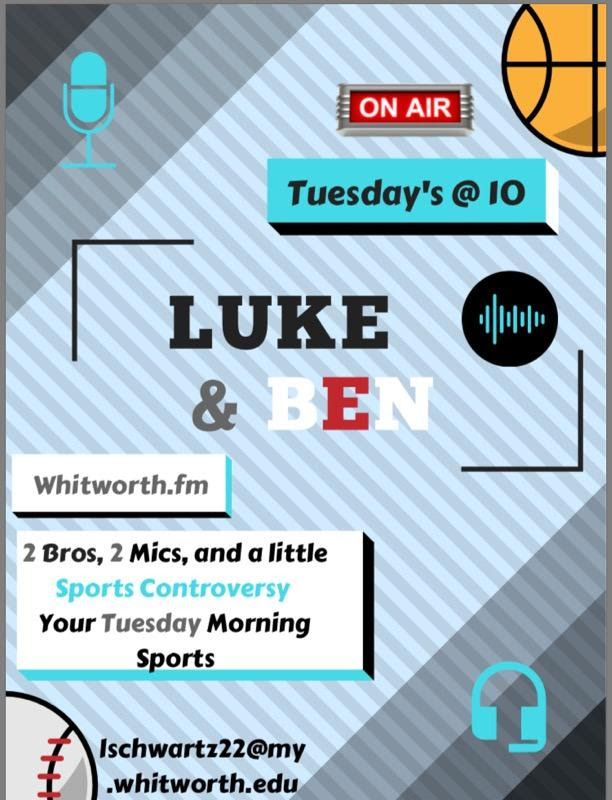 WhitworthFM's tweet photo. With school back in full swing, https://t.co/3mqhlb5jRn's DJs will be starting up their talk shows again! Today we have Luke and Ben today at 10 for your sports fix and Kickstart with our very own Shelby Krug at 3. These are some high quality shows you cannot miss! https://t.co/dT8SRcC0ps