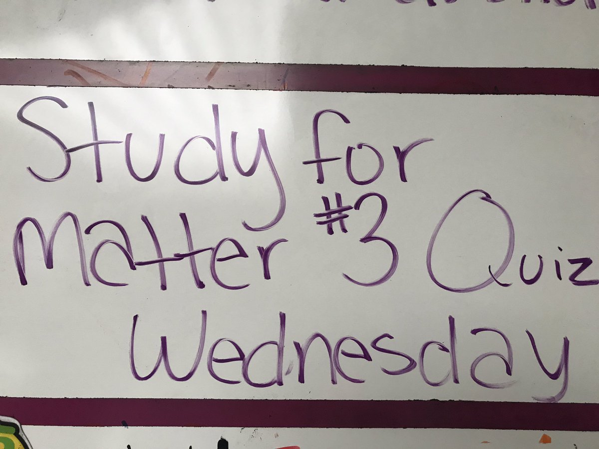 HMS_6th's tweet photo. Matter 3 quiz tomorrow make sure you study #theheritageway #Heritagemiddle1 #socialmediateam https://t.co/y4QJcsSauW
