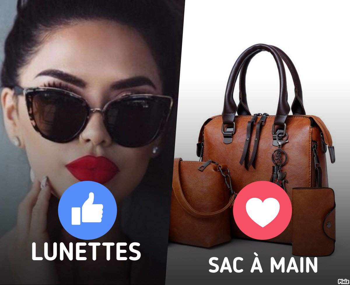 Cosimaa1's tweet photo. Hello tout le monde ! Vous êtes plutôt Lunettes de soleil ou Sac à main ? 
☆ https://t.co/GPYqLFLrpx ☆ 
#lunettes #sacamain #bijoux #accessoires #cosima https://t.co/JUdwtE2DPf