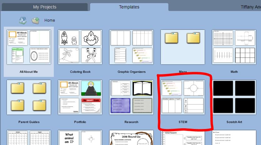 TiffanyAnderle's tweet image. New STEM folder in the Wixie templates!! 

Have students click the Templates tab to see files they can use at any time.  

#wixie #tech4learning #edtech #digitalcreativity #teched #edtechchat #STEAM #STEM