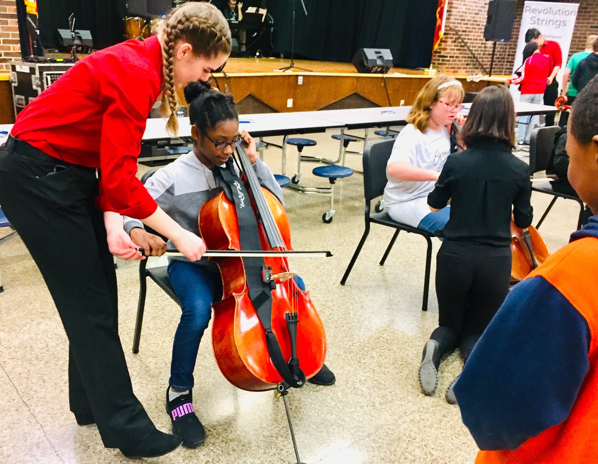 revostrings's tweet photo. We’re heating things up at #WardElementary on this cold winter day. #JoinTheRevolution kicks off at 2pm this afternoon. https://t.co/dKt9mu4JBB