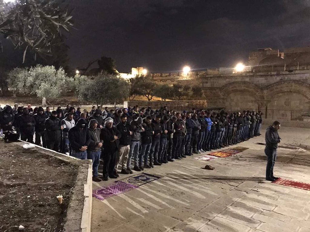 Pray for Al Aqsa and the Palestinian worshipers around it.
Palestine