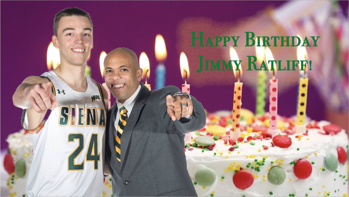 SienaMBB's tweet photo. Saints fans let’s wish Jimmy Ratliff a Special Happy Birthday! #UnleashMayhem https://t.co/hZDnCzhoZJ