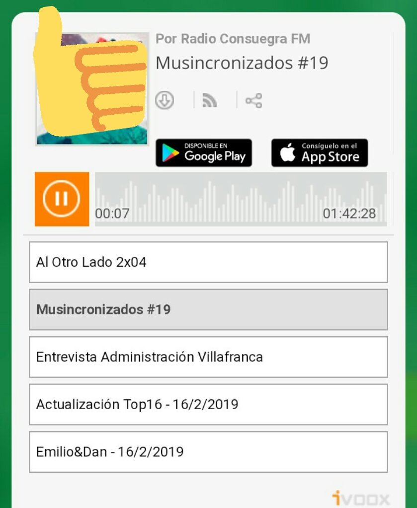 Musincronizados's tweet photo. Ya está disponible en el podcast de @radio_consuegra nuestro nuevo programa (Musincronizados #19) con nuestra entrevista a @Amsterdammers10, los mejores  planes de la semana (como los de los carteles) y puros temazos. ¡Musincronízate y entérate de todo!😉
https://t.co/WoBlyM0Clu https://t.co/pEX0K6YYSe