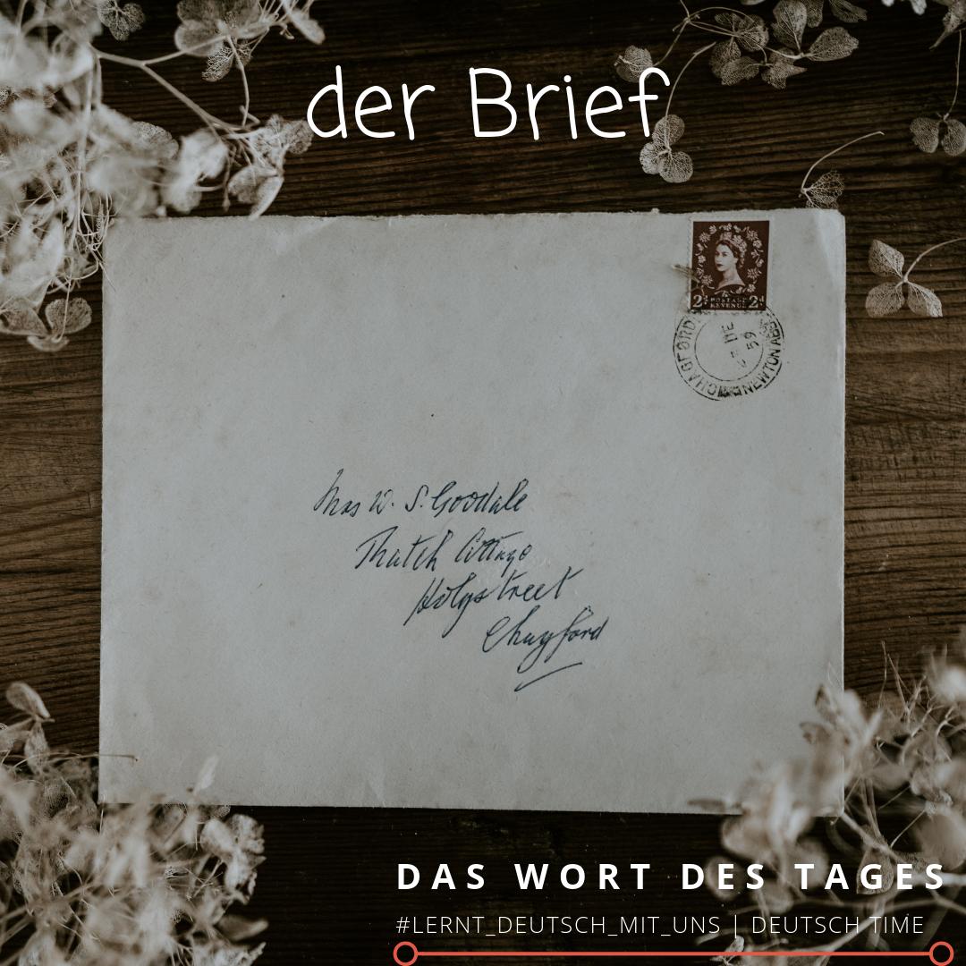 DAS WORT DES TAGES – der BRIEF
Was kann man mit einem #Brief machen, lest hier: facebook.com/DeutschTime/ph… 

Lernt #Deutsch mit UNS und erkennt mehr 
#DeutschTime #deutschlernen #немецкий #Germany #курсынемецкогоязыка #Wortschatz