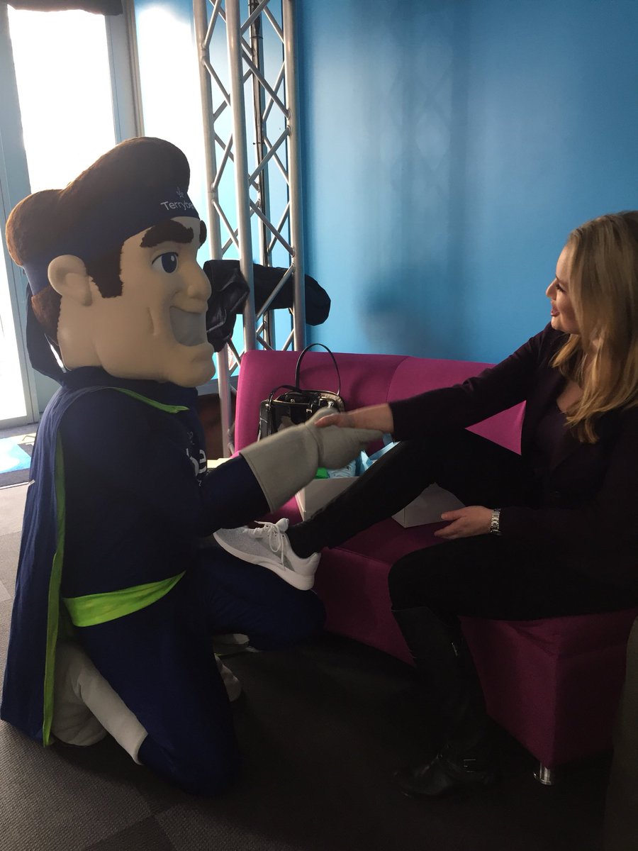 emilylinnert's tweet photo. Gearing up for @TerryberryCo #WorkplaceWalkingChallenge with @Recognition_Man.  Gather your co-workers and get ready to walk this spring. https://t.co/t3W8oq69s1
