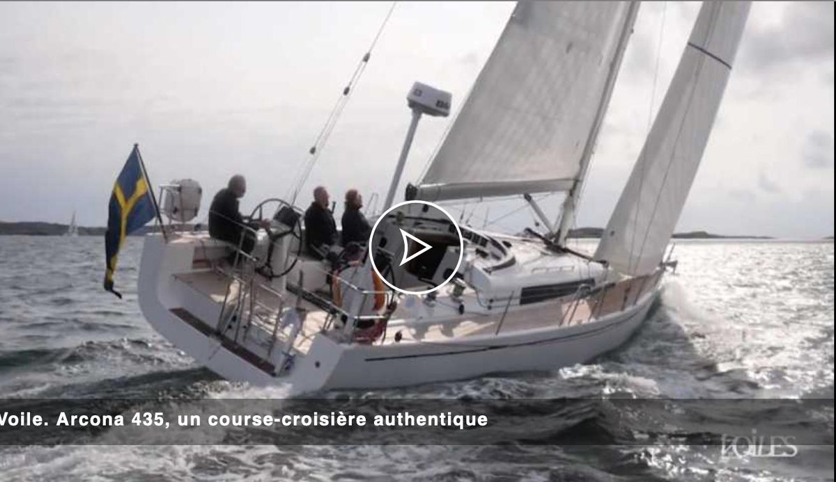 Thank you <a href="/Voiles_Voiliers/">Voiles et Voiliers</a> for testing the Arcona 435. Read and watch what they have to say here: arconayachts.com/footage-of-the… #Arconayachts #Arcona435 #Boattest