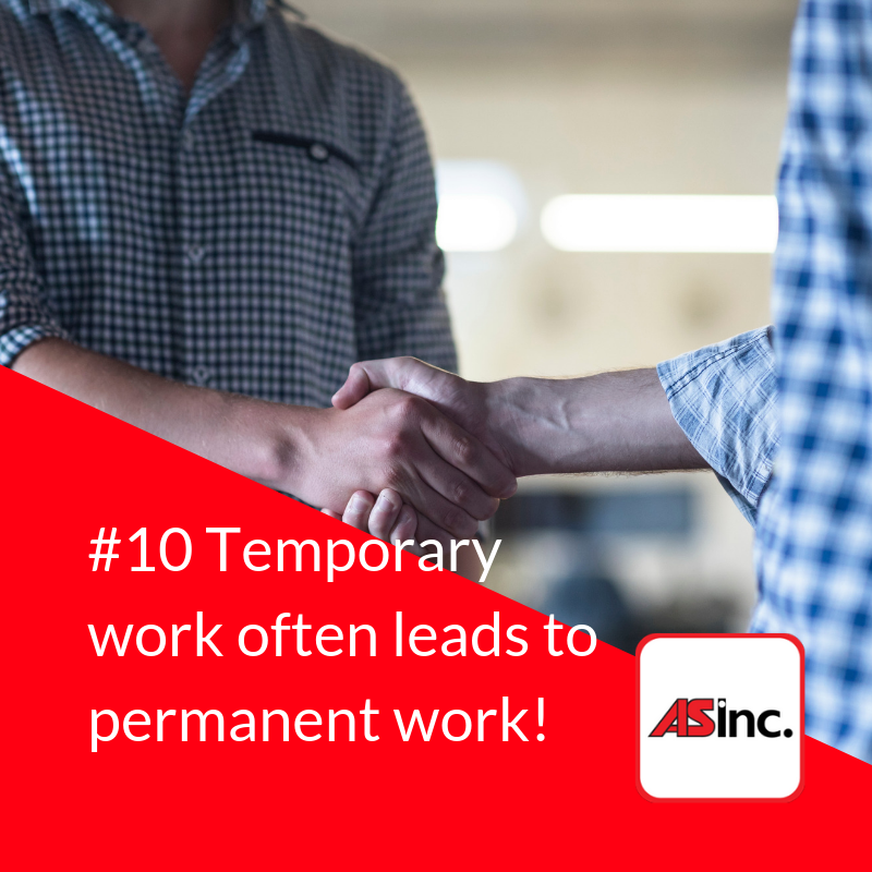 ASInceIowa's tweet image. 📣 The Top 10 Reasons to Take Temp Work 📣
Taking a temporary or seasonal job can be a real foot in the door to permanent employment. Having a positive attitude, showing initiative, and keeping a good attendance record is a solid start. 
qoo.ly/vinai