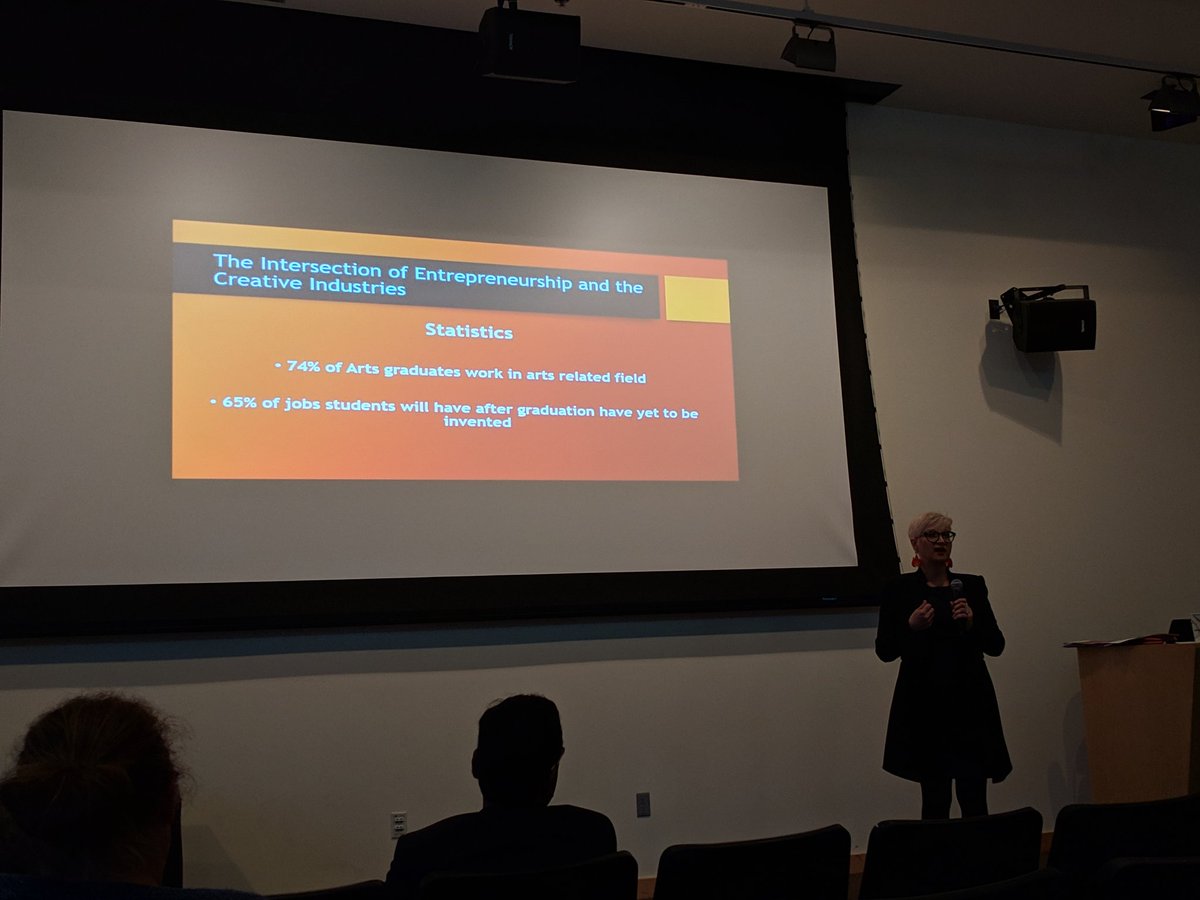 BaltuTech's tweet photo. Great start this morning with the #PHXEastValley #Entrepeneurweek at @MesaArtsCenter. Very inspiring remarks from Tiffany López director at the @ASU_FDT about the intersections of entrepreneurship and the creative economies. #MesaAZ #TuesdayMotivation https://t.co/as1OMhQoFl