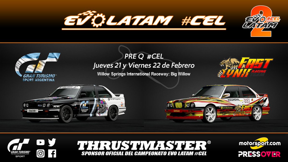 evo_latam_cel's tweet photo. Buenas tardes amigos del #CEL! estamos pronto a comenzar la PreQ y los primeros equipos en registrar sus tiempos serán @sport_turismo y @LynxFast que tendrán su oportunidad este Jueves y Viernes. Les deseamos lo mejor!!!! https://t.co/x0pSG9YhIe