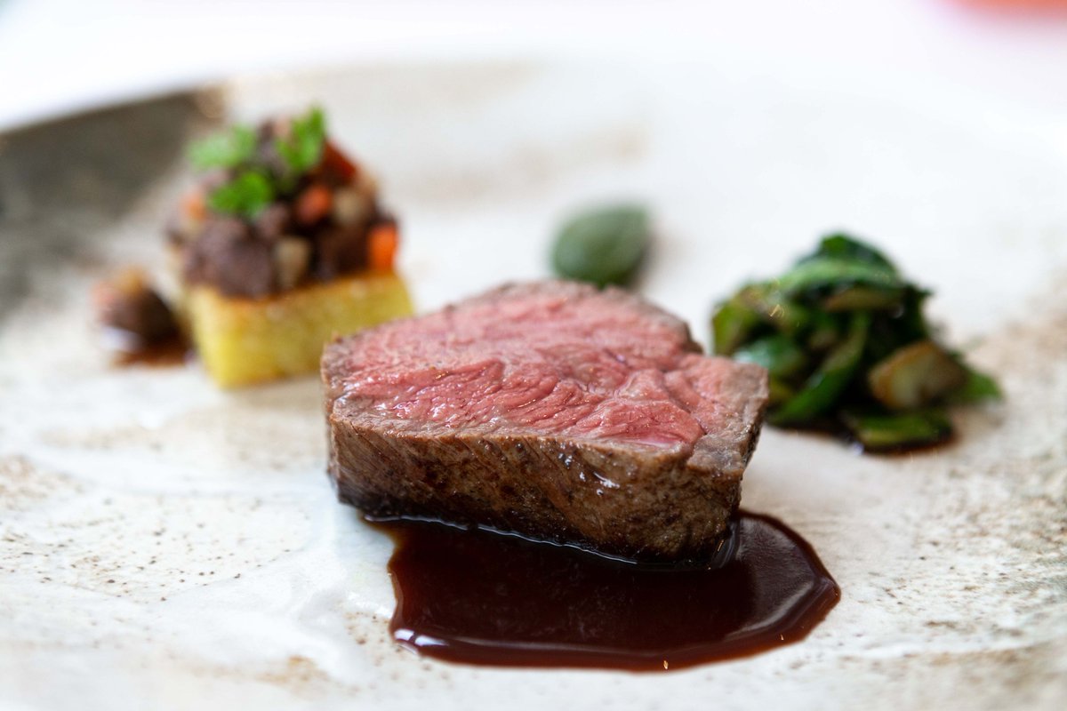 Our Lunar New Year menu is coming to a close tonight. Join us for special dishes like this Dry Aged USDA Prime New York Strip Steak 🌙