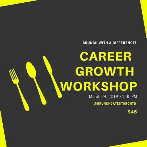 We are excited to announce that we will be hosting a career growth workshop at our next event. We will be addressing various career issues and strategies to help overcome these challenges. Come prepared with your questions! #morethanabrunch #brunchdatestoronto