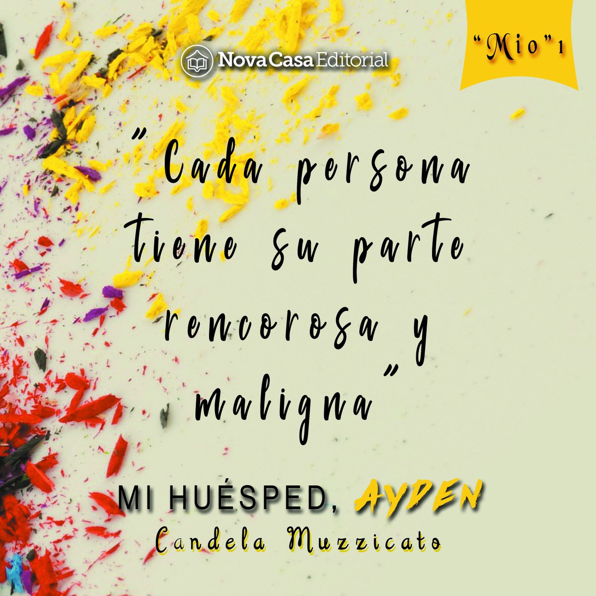 NovaCasaEditors's tweet photo. A veces somos tan felices que no pensamos en esa parte nuestra, pero sabemos que está allí y que en cualquier momento va a resurgir.
#mihuespedayden #mihuéspedayden #lelumuzzi #wattpad #candelamuzzicato #novacasaeditorial @candemuzzicato https://t.co/vX2uGss2UZ