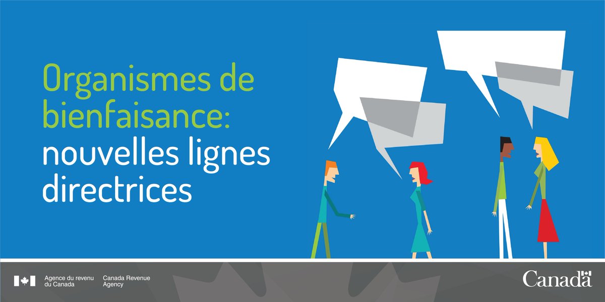 AgenceRevCan's tweet photo. Lisez nos nouvelles lignes directrices sur les Activités relatives au dialogue sur les politiques publiques ou à leur élaboration par les organismes de #bienfaisanceARC et envoyez vos commentaires avant le 23 avril! https://t.co/utH51aMPDA https://t.co/dQkKYu2bq6