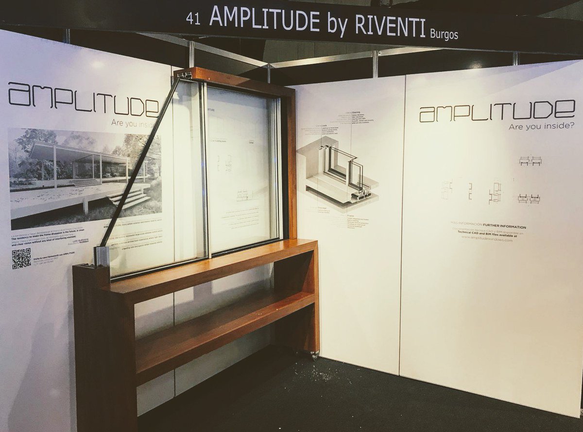 Os esperamos en <a href="/ATW_INTL/">ARCHITECT@WORK</a> Bilbao, a partir de mañana en el stand 41 del pabellón 1 del <a href="/BEC_Bilbao/">BEC</a> Con <a href="/RiventiFachadas/">Riventi Fachadas</a> y <a href="/amplitude_w/">amplitude</a>