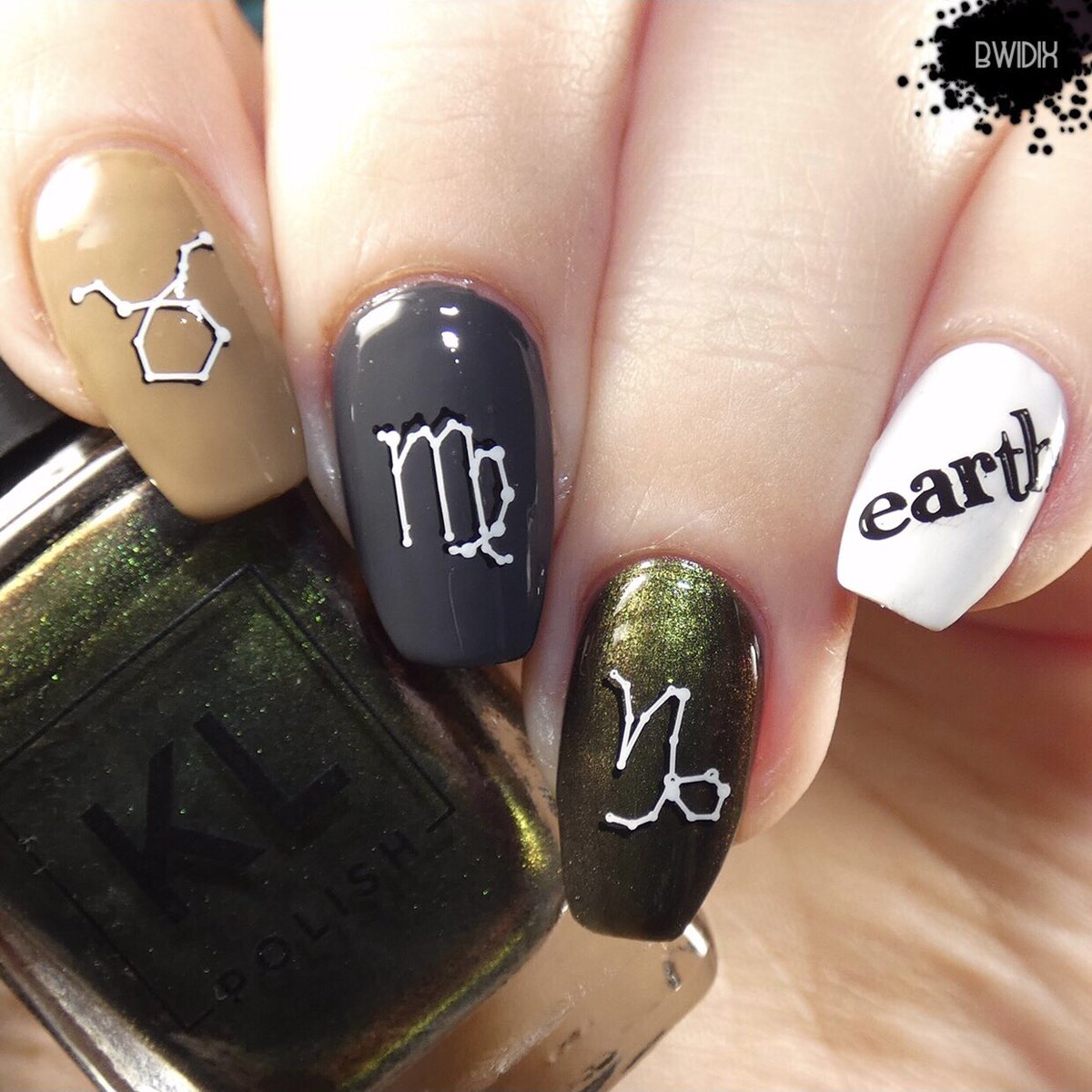 Swatches of the <a href="/KLPolish/">KL Polish</a> Zodiac Collection by element. Now if only I could manage to get a bottle of DE 25 my collection would be complete. (But I don’t think I will ever find one) 😭

<a href="/KathleenLights1/">Kathleen Lights</a>