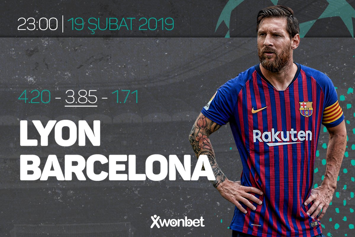 Lyon  - Barcelona maçı için en yüksek oranlar Xwonbette. Üstelik papara yatırımlarınıza %30, havale yatırımlarınıza %15 çevrimsiz bonus fırsatı sizler bekliyor. Hemen üyelik için; xwonbet65.com