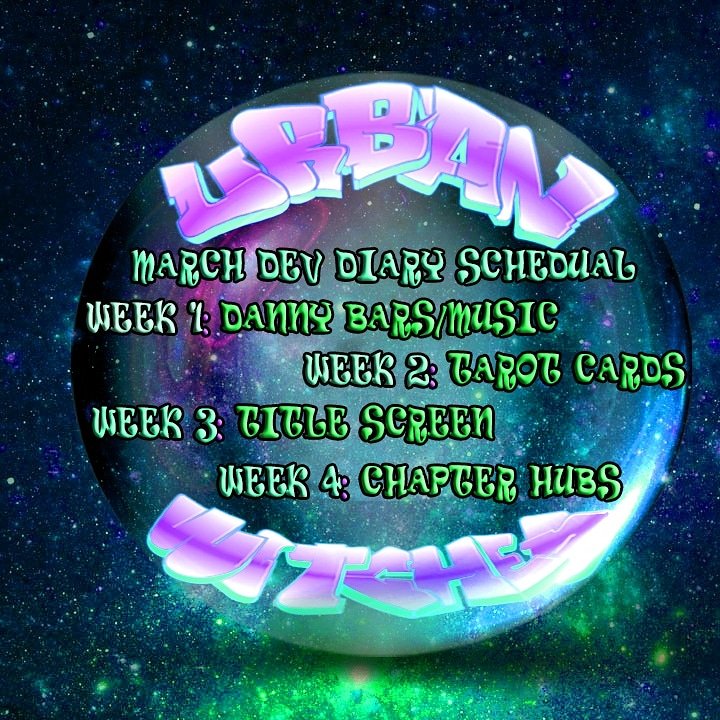 PoopsterBrown's tweet photo. Here's March's schedule of dev diaries.
#indie #indiegame #dev #devdiary #urbanwitches #urban #videogame #indiegame #windowsgame #pixelart #rpgmakermv #rpgmaker #2019game https://t.co/hWKnmTsc0N
