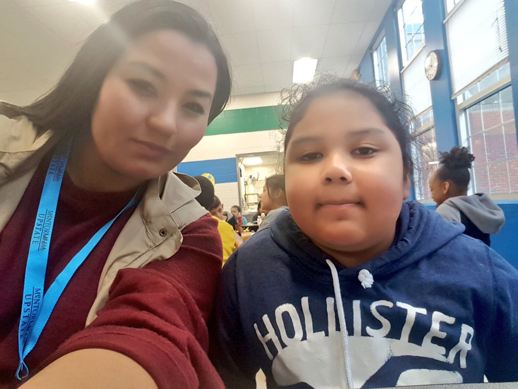 <a href="/mentorupstate/">Mentor Upstate</a> had a great lunch with my mentee this afternoon #monaviewmoments #MONAVIEWES  💙🦁 rain or shine am here for her.