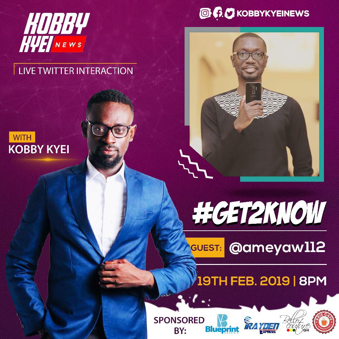 Let's have fun 8pm with @kobbykyeiNews