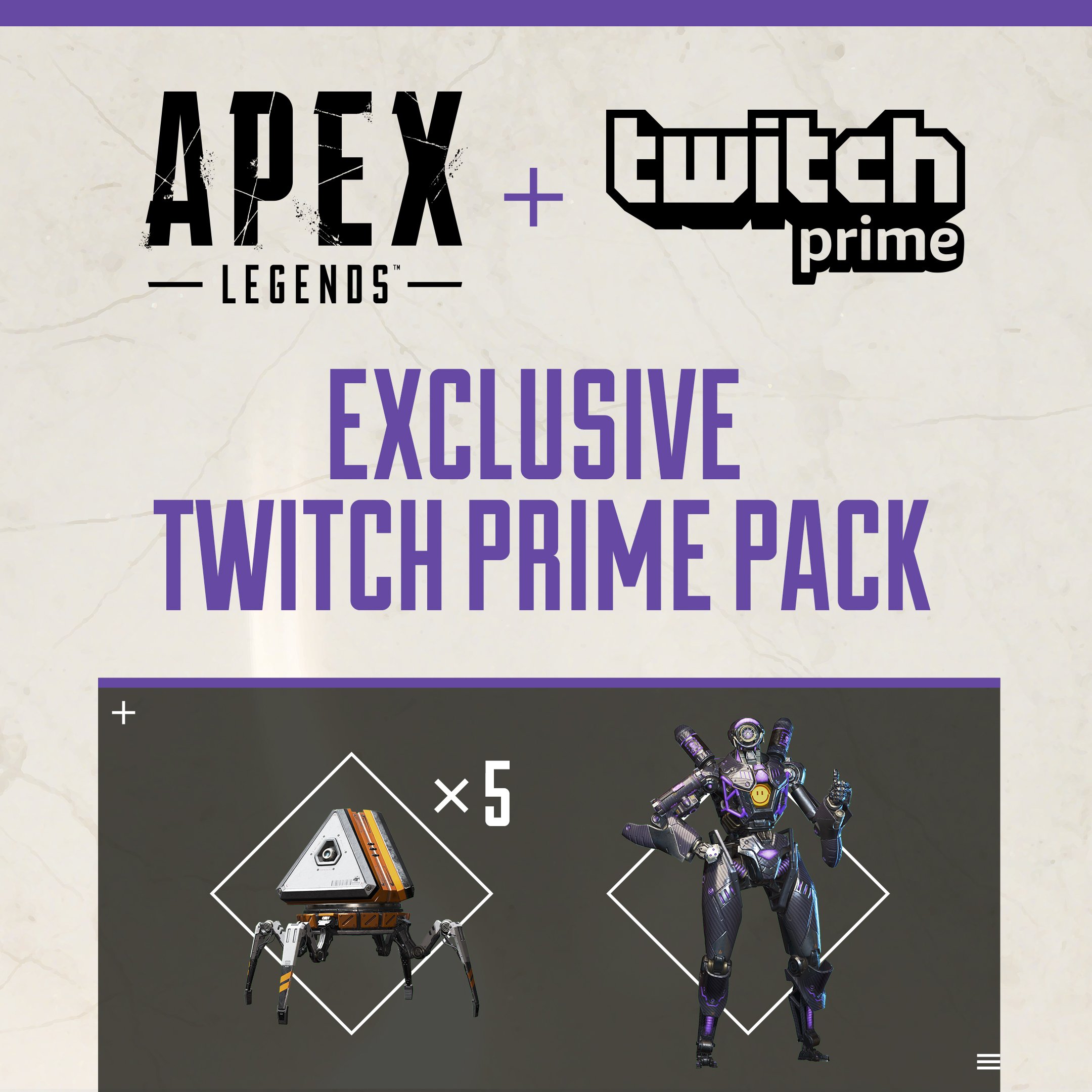Apex Legends Apex Legends Is Coming To Twitch Prime Link Your Account Now And You Ll Unlock Five Apex Packs And The Legendary Omega Point Pathfinder Skin T Co 8alasmidgt T Co Dlhgrtrtyi Twitter