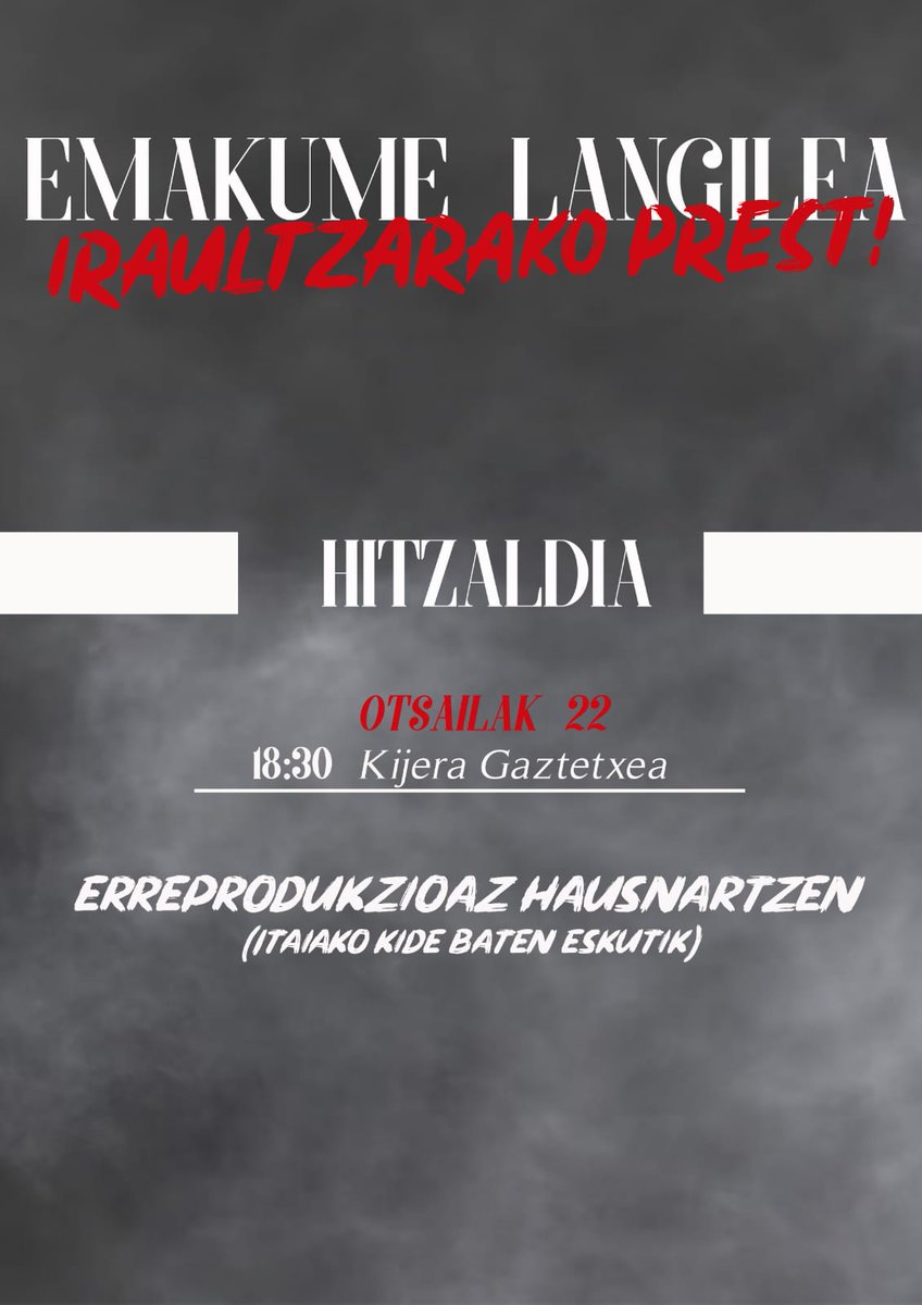 OSTIRALEAN DONOSTIRA!