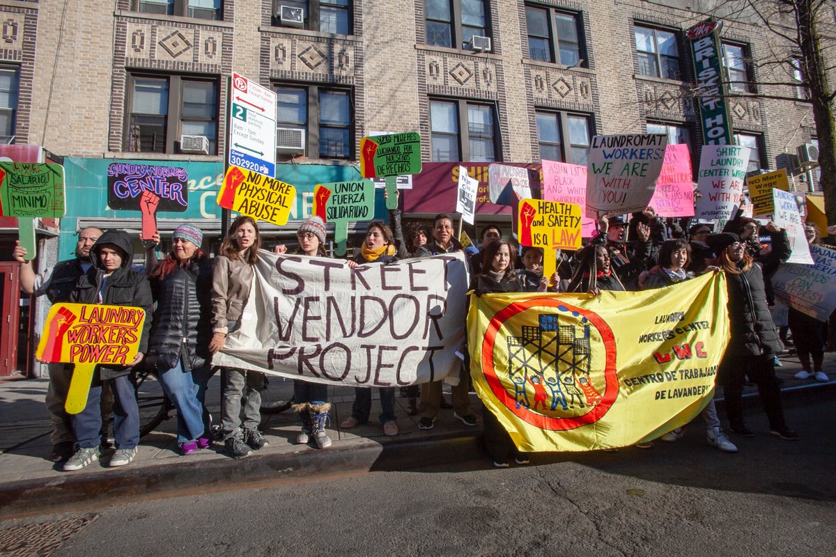 LWC_workers's tweet photo. WHAT A LIBERATION DAY! Laundry Workers Center is proud to support Ricarda and María during this process. thanks all our community allies for the support that came to Bay Ridge, Brooklyn and marched with a tremendous energy in solidarity #LWC2019 #LaundryPower https://t.co/1pWTr1KZ5E