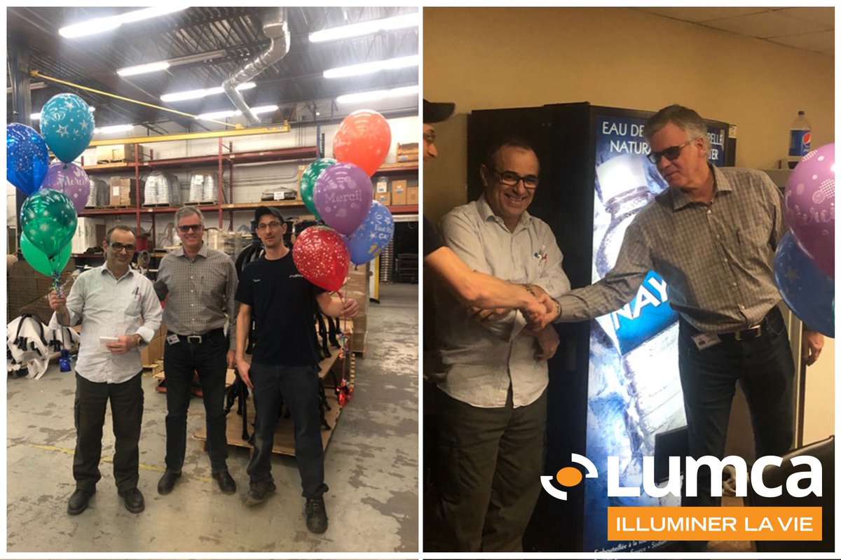 IncLumca's tweet photo. Aujourd’hui, on souligne les 15 ans de travail de Vlad et Tommy chez Lumca. Merci beaucoup !! Vous illuminez notre vie !! 

#IlluminerLaVie #FamilleLumca #EntrepriseLiberee https://t.co/Uo9O5128MT