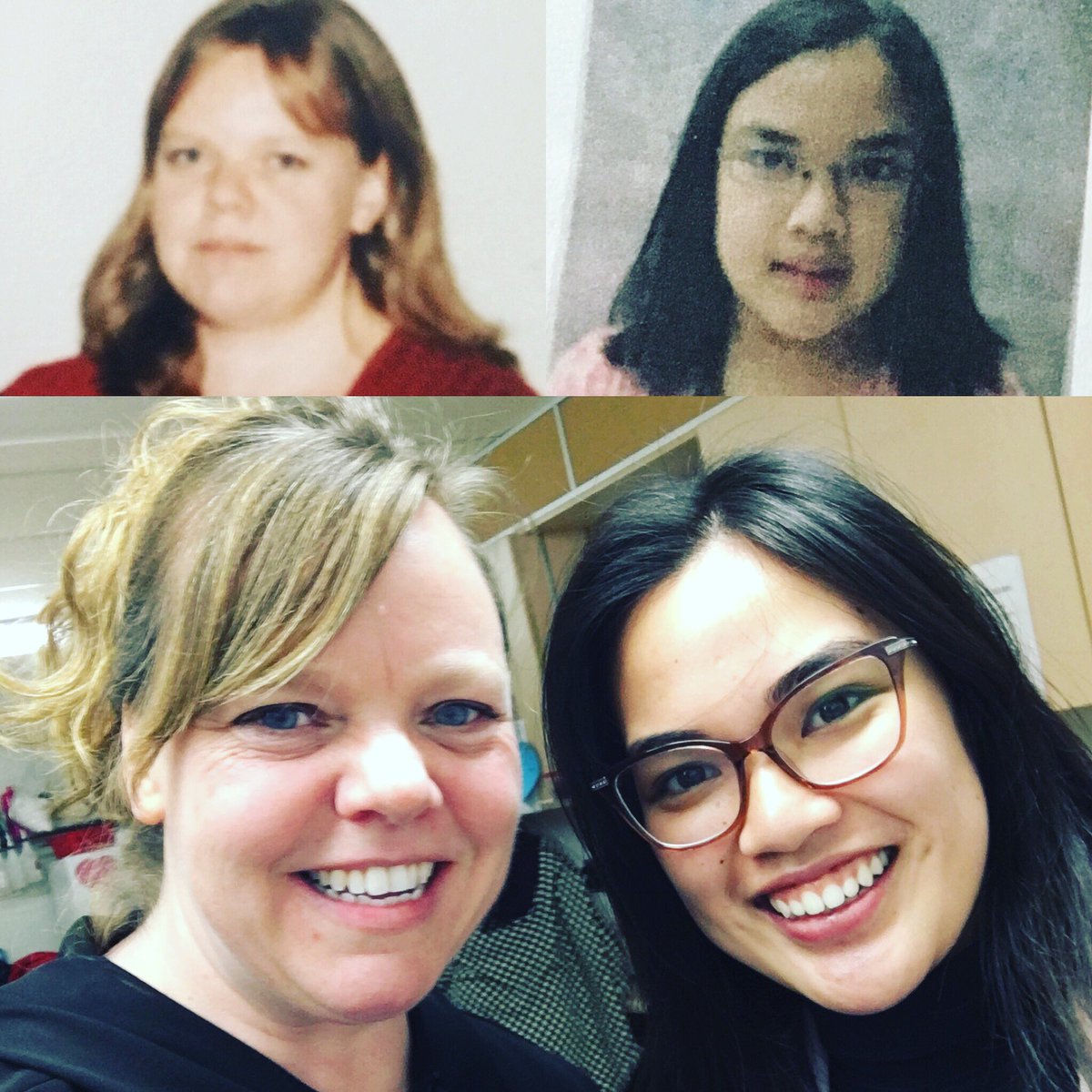 JAllenite's tweet photo. Time passes fast & there’s no better feeling to see a former student now on her last placement in #TeachersCollege #FacultyOfEducation @WesternU Back in #TheVillage @DerryWest @PeelSchools #14yearsLater #Grade5Teacher #KindergartenPlacement #HighestCompliment #WeAgedWell https://t.co/9dKHJUiteE