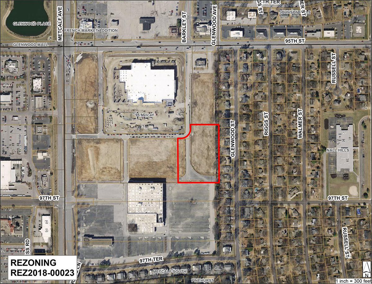opcares's tweet photo. The area around 95th and Metcalf is transforming. @MayorGerlach shares the highlights: two mixed-use projects proposed in the southeast, offices for sale in the southwest, and Shamrock redeveloping in the northeast. #OPSOTC https://t.co/MIcDiRlatF