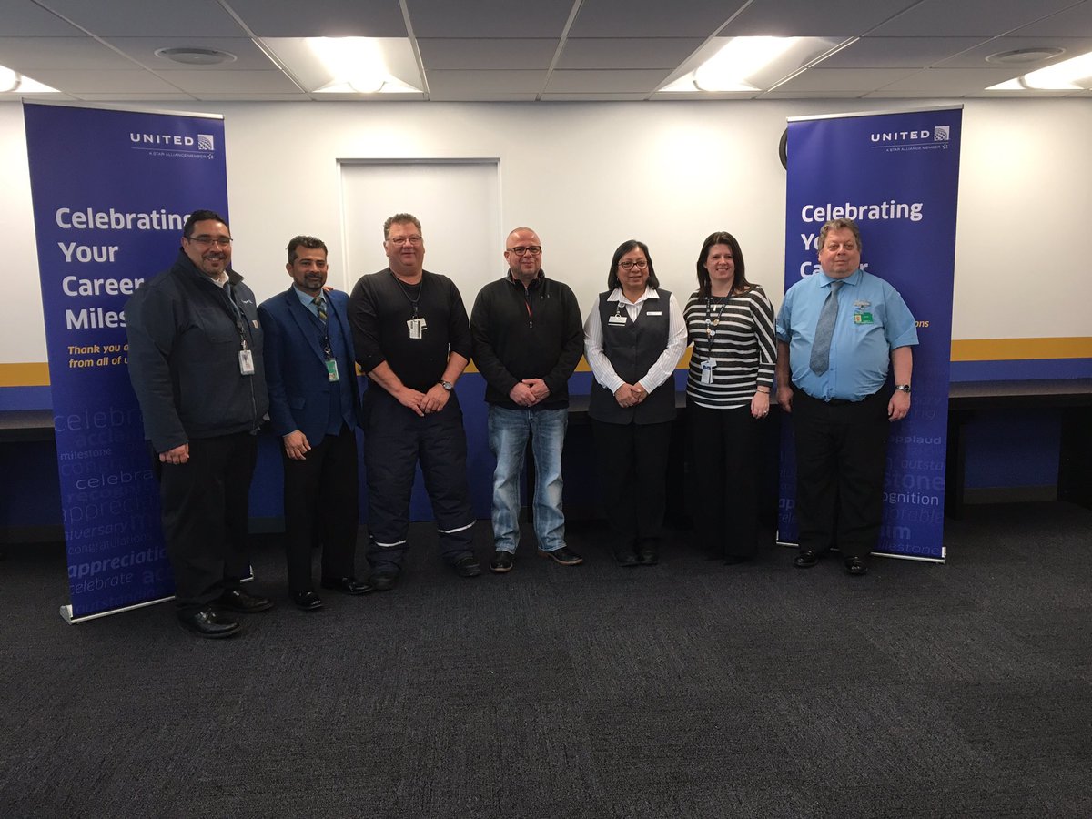 Celebrating ORD milestones. 200 years of dedicated service among this group. <a href="/weareunited/">We Are United</a> <a href="/MikeHannaUAL/">Mike Hanna</a>