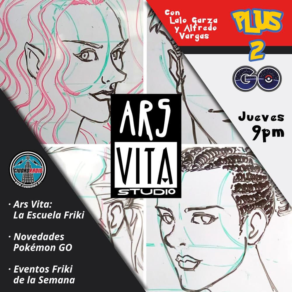 Plus2GoRadio's tweet photo. Este Jueves en @Plus2GoRadio por @ciudadradiomx tendremos en cabina a La Escuela Friki @ArsVitaEstudio en punto de la 21:00 Hrs. 🕘 🇲🇽 https://t.co/OPfxqFQ7hR