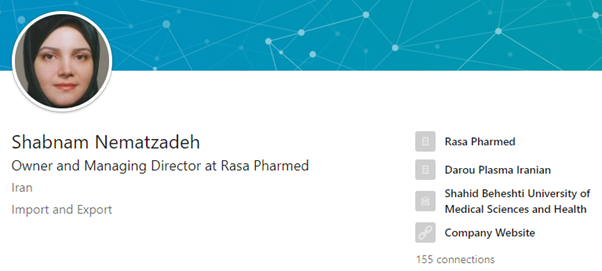 11)“… Shabnam Nematzadeh, the daughter of the former Mines and Industry Minister Mohammad Reza Nematzadeh in Hassan Rouhani’s cabinet, was found to be hoarding a stock of medication worth 50 billion rials (approx. $500,000).” https://english.mojahedin.org/i/iranian-peoples-health-endangered-regimes-corruption