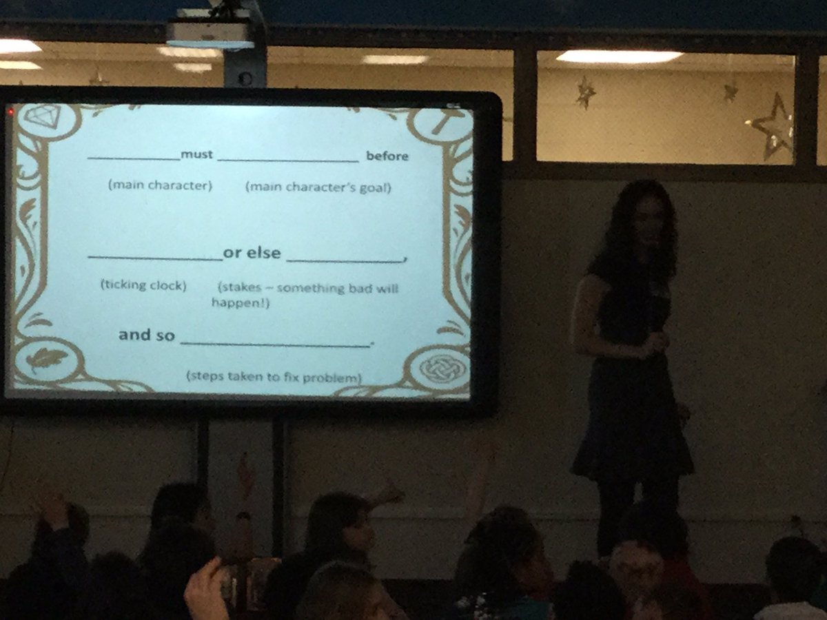 So excited to welcome author and Sr. Editor <a href="/Bloomsburykids/">BloomsburyUS Kids/YA</a> <a href="/kkbenko/">Kamilla Benko 🦄❄️🏰</a> on the day The Unicorn Quest book 2 is released. Thanks to <a href="/AndersonsBkshp/">Anderson's Bookshops</a> for bringing the magic of writing to @Szo_Long @AngelaHowieson @WTRoom205 <a href="/WT3rdGraders/">Mrs. Swedberg</a> <a href="/ryanreads213/">Annie Ryan</a> #WTshines #CCSD93