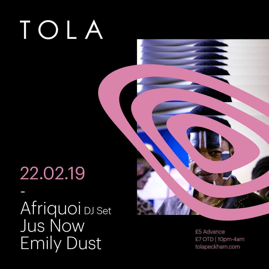 Catch me at Tola in Peckham this Fri alongside <a href="/AfriquoiMusic/">Afriquoi</a> &amp; <a href="/EmilyDust/">Emily Dust</a>