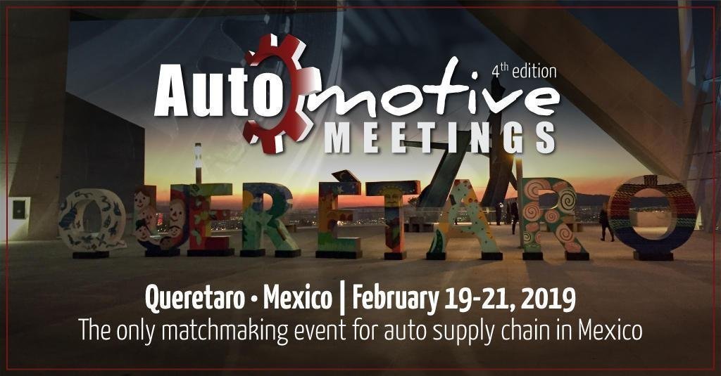 NitrexMetal's tweet photo. Starting today till February 21, join Nitrex Queretaro at the 4th #Automotive Meetings (booth S.39), the largest B2B supply chain forum for OEMs and tier suppliers in Mexico | https://t.co/7KMuBl2ror
#AutomotiveMeetings2019 @auto_meetings #automeetings #Nitrex35 https://t.co/MsgEu1314i