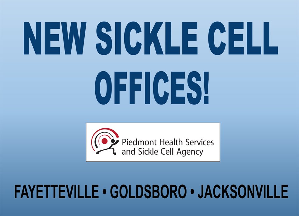 We have 3 new Sickle Cell offices in Fayetteville, Goldsboro &amp; Jacksonville, NC. Our sickle cell services include case management, screening, education, genetic counseling and referrals. For a complete list of counties served and contact info please go to bit.ly/2GRBYUW