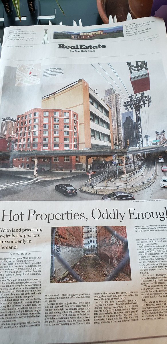 Ms_Brookelyn's tweet image. My building made it to the cover!! #nycdevelopment
