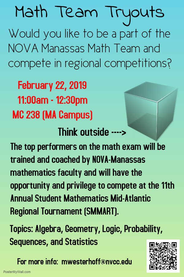 NovaMathProf's tweet image. Are you up for the challenge?