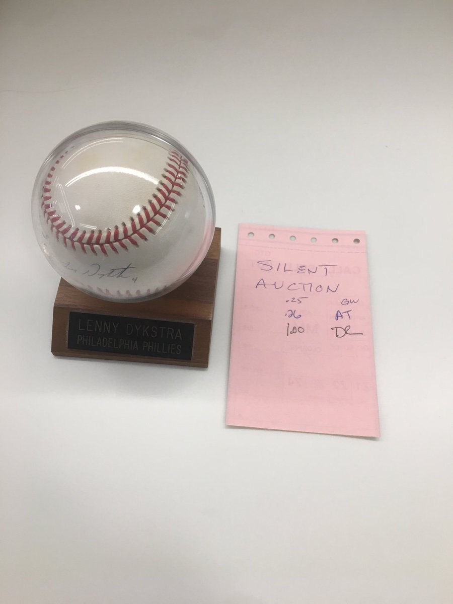 Signed Nails 1993 World Series ball. Gotta be worth more than this!! I need memorabilia for a charity auction. ⁦<a href="/LennyDykstra/">Lenny Dykstra</a>⁩