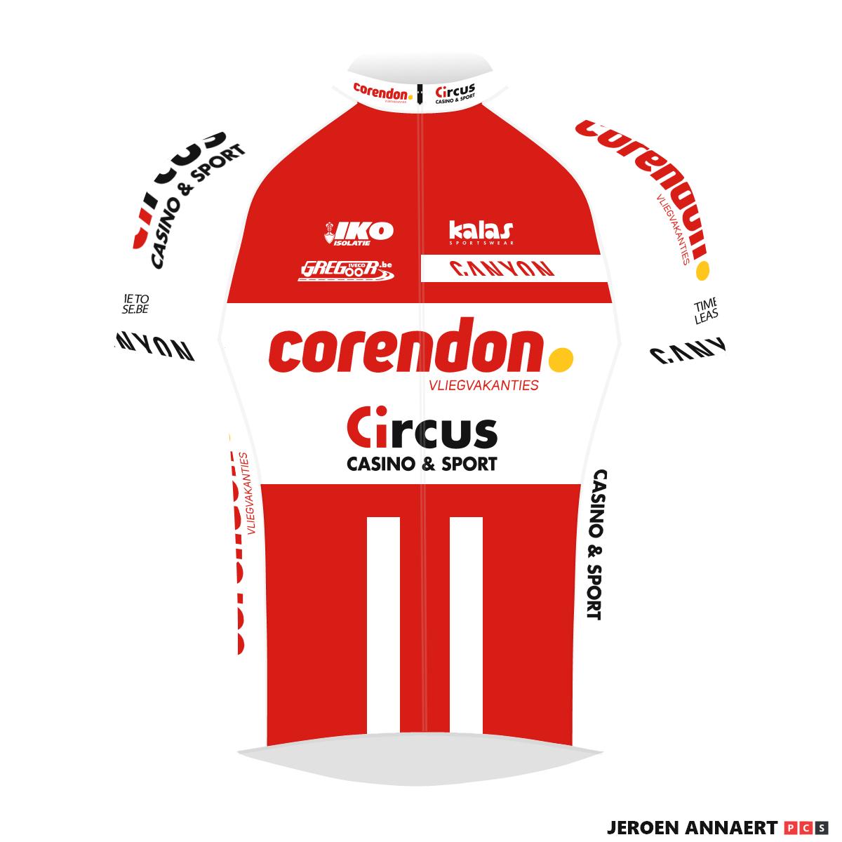 corendon circus cycling jersey