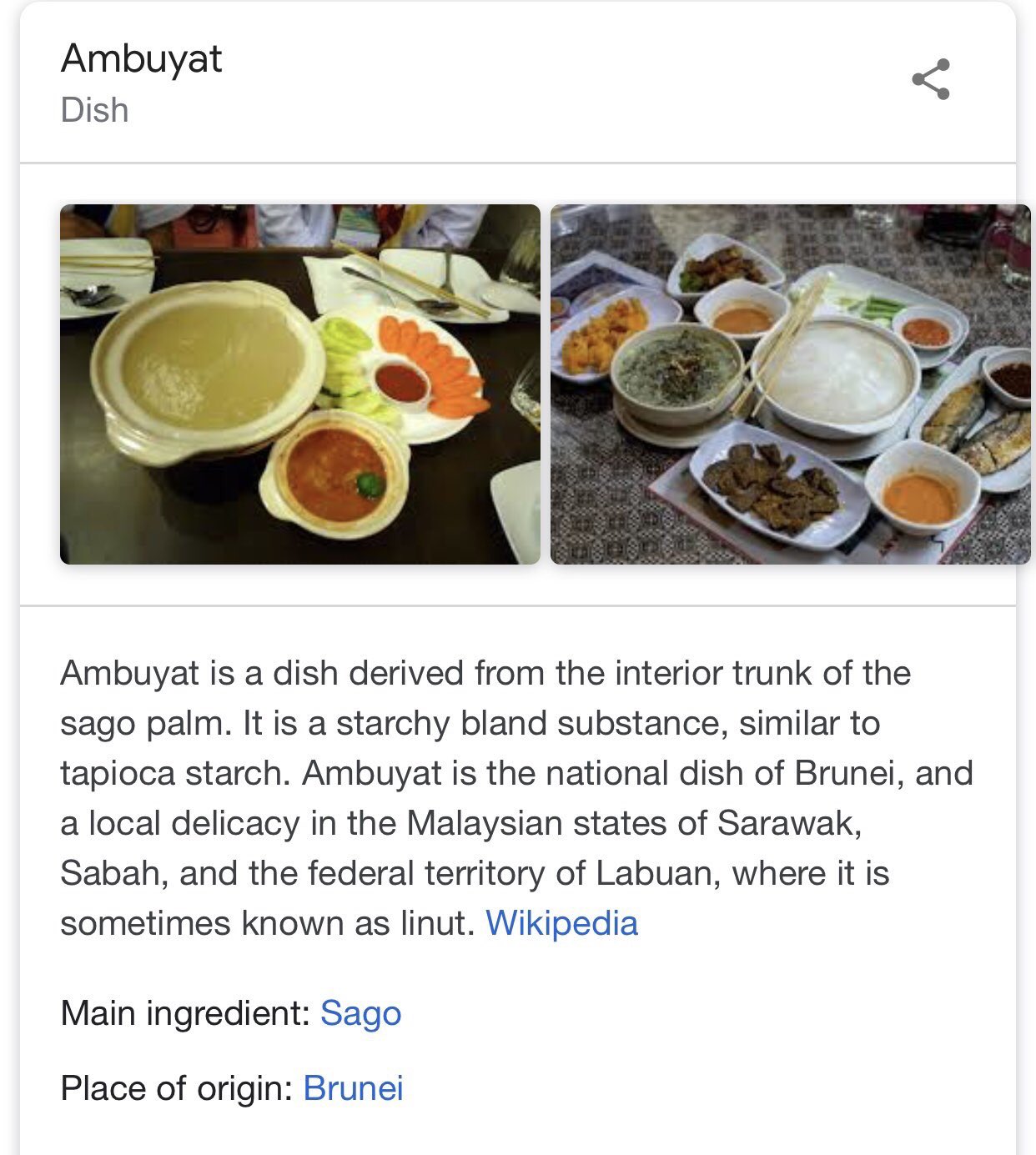 Misiah Taib On Twitter Ambuyat Ni Bagi Kami Dikenali Sebagai Linut Makanan Tradisi Di Sarawak Juga Khususnya Kaum Melanau Kalau Tak Reti Makan Pun Tak Payah Nak Hina Bagi Kami Linut Ni Memang