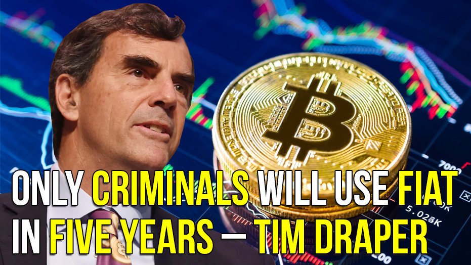 blockchaindaily.news (@blckchaindaily) on Twitter photo Billionaire tech investor <a href="/TimDraper/">Tim Draper</a> has stated in five years, only criminals will use fiat, during a <a href="/FoxBusiness/">FOX Business</a> interview. SEE MORE: bit.ly/2SfQdVy Billionaire tech investor <a href="/TimDraper/">Tim Draper</a> has stated in five years, only criminals will use fiat, during a <a href="/FoxBusiness/">FOX Business</a> interview. SEE MORE: bit.ly/2SfQdVy
