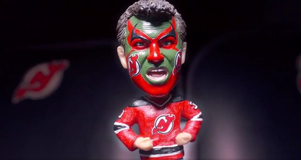 Patrick Warburton Autographed New Jersey Devils 8X10 Photo w/GOTTA SUPPORT THE TEAM Inscription (Seinfeld) - NHL Auctions